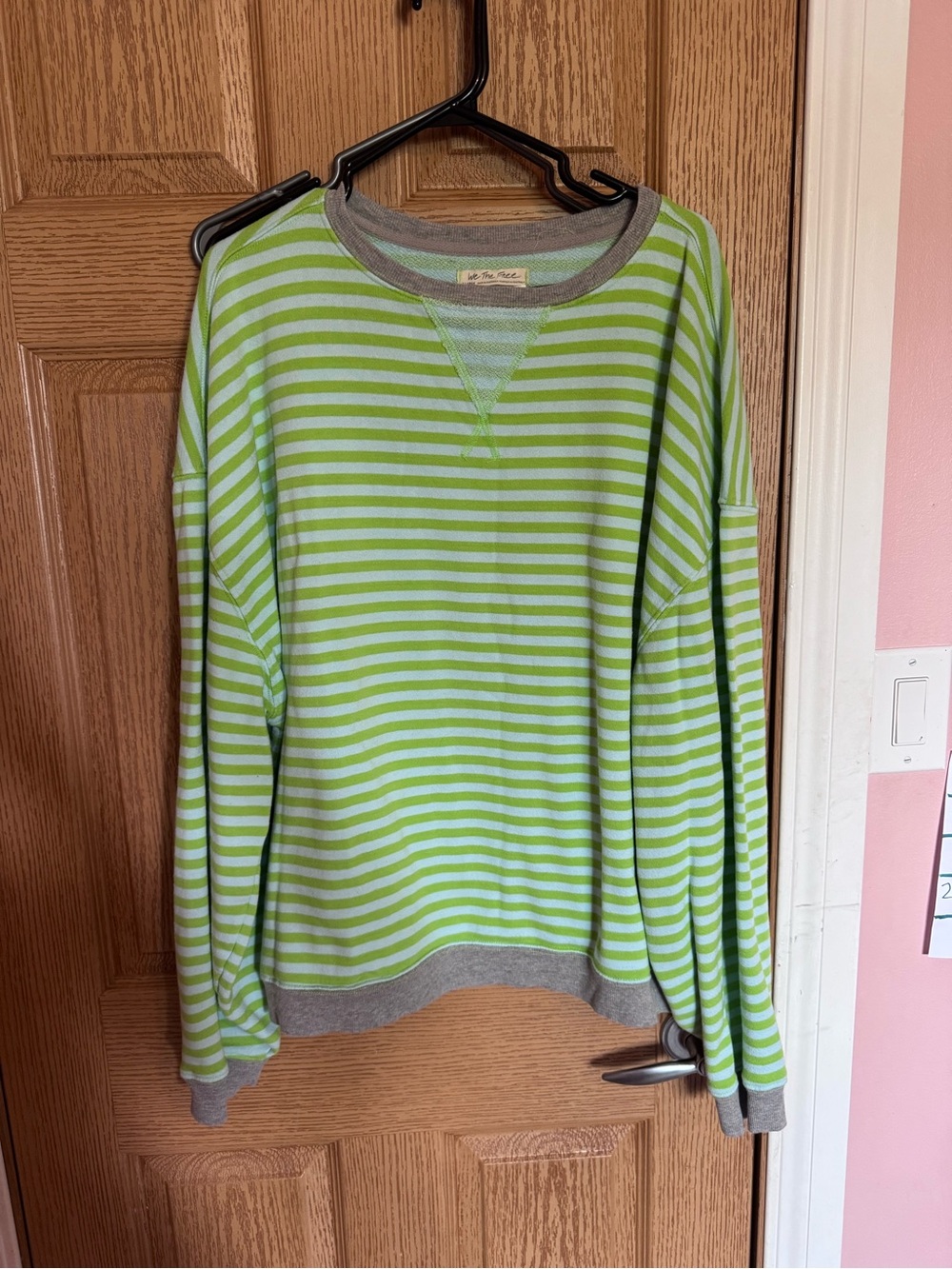 We The Free Striped Crewneck Sweatshirt